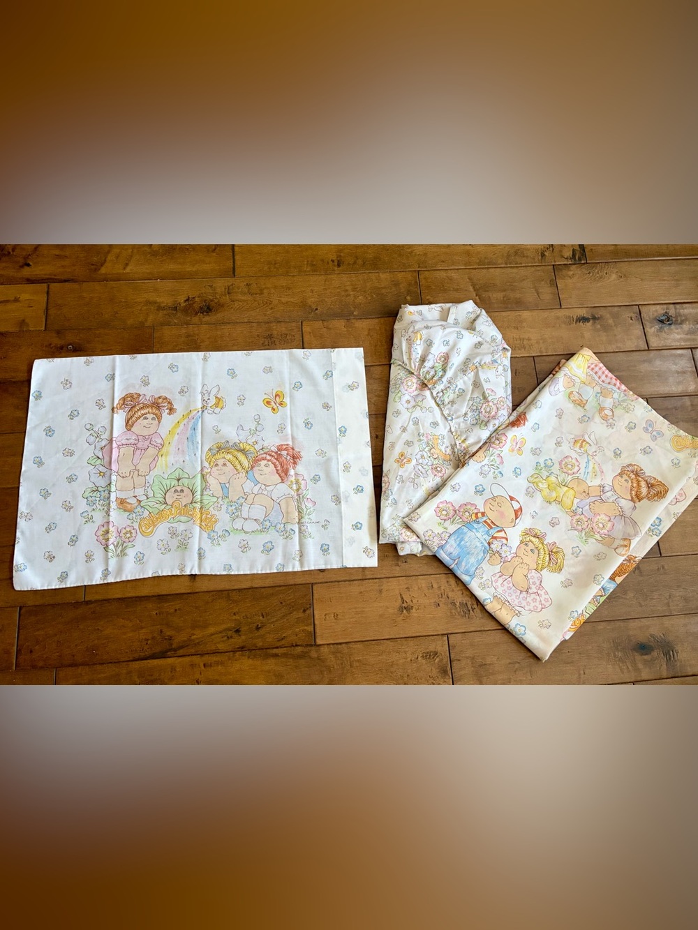 ✨Vintage✨ 1983 Cabbage Patch twin sheet set and curtains